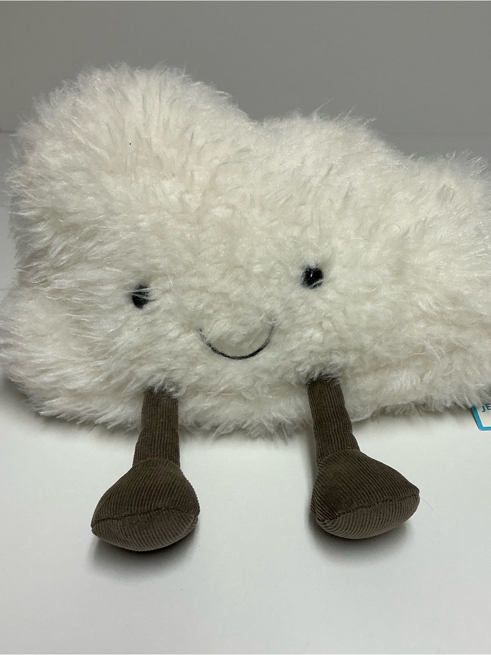 Jellycat Amuseables Cloud White Fluffy Plush with Original Tag